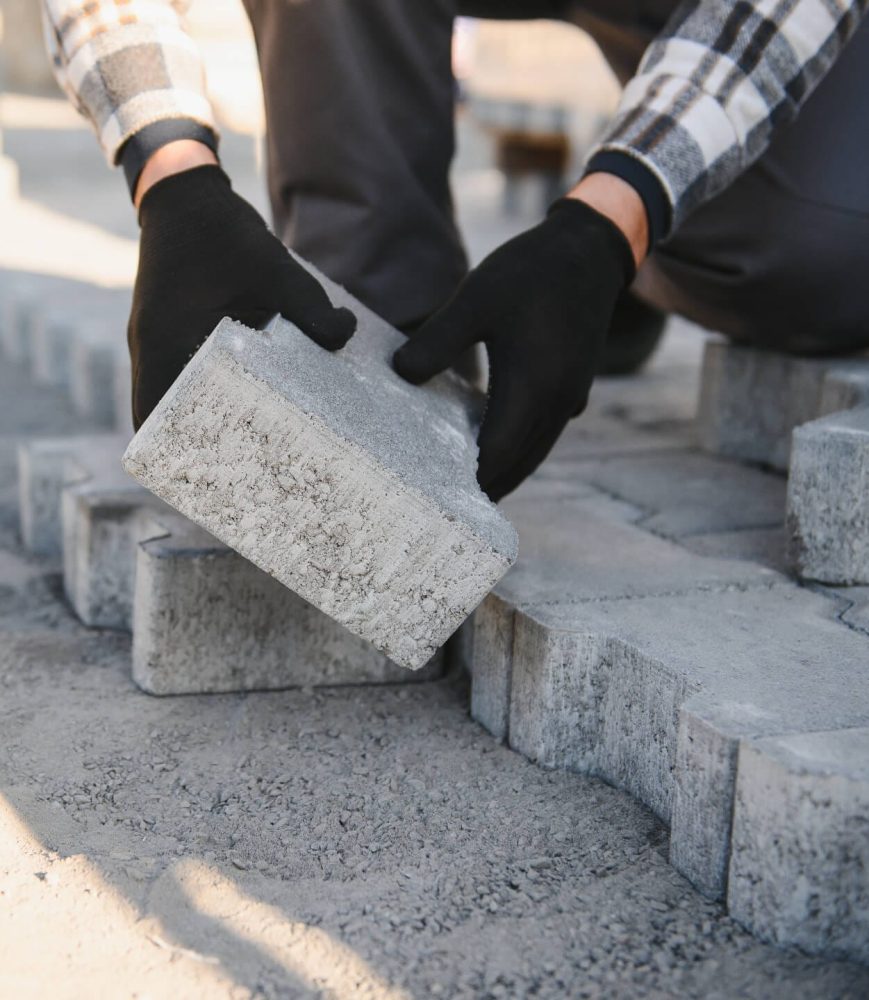 układanie kostki brukowej krok po kroku